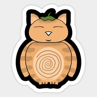 Chubby Cat Sticker
